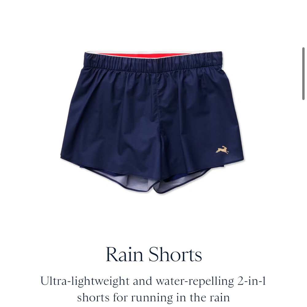 NEW Tracksmith Rain Shorts